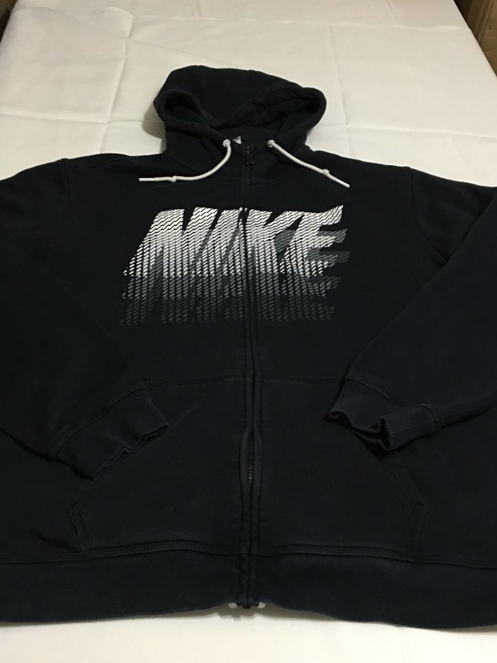 Nike Club Swoosh Power Streak Full-Zip Hoodie Black Size 2XL Sweatshirt